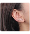 Unique Silver Earrings EL-3600